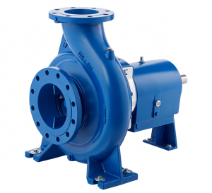 ISO2858 blue Centrifugal Pump on a white background