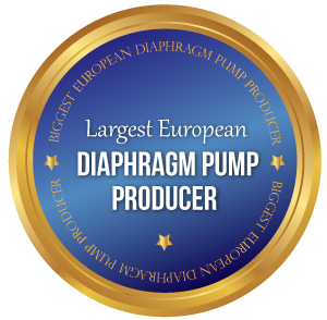 biggest european diaphragm pump producer badge