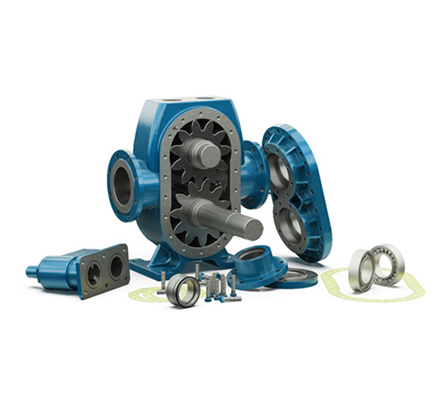 Helical External Gear Pump - Internals