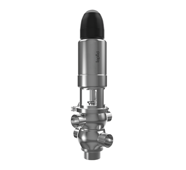 Double Seat Mixproof Valve on a white background