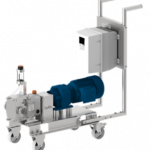 Trolley and IP66 Inverter for EHEDG Lobe Pump