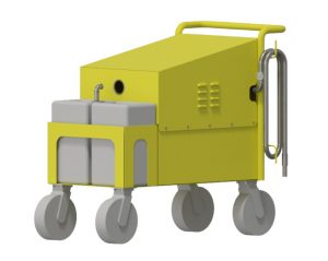 Rendering of Mobile Pump Trolley For Railways