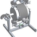 Magnetic Ball Lifters on Sanitary Diaphragm Pump