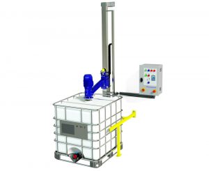 Stationary Mixing Station for IBC Containers