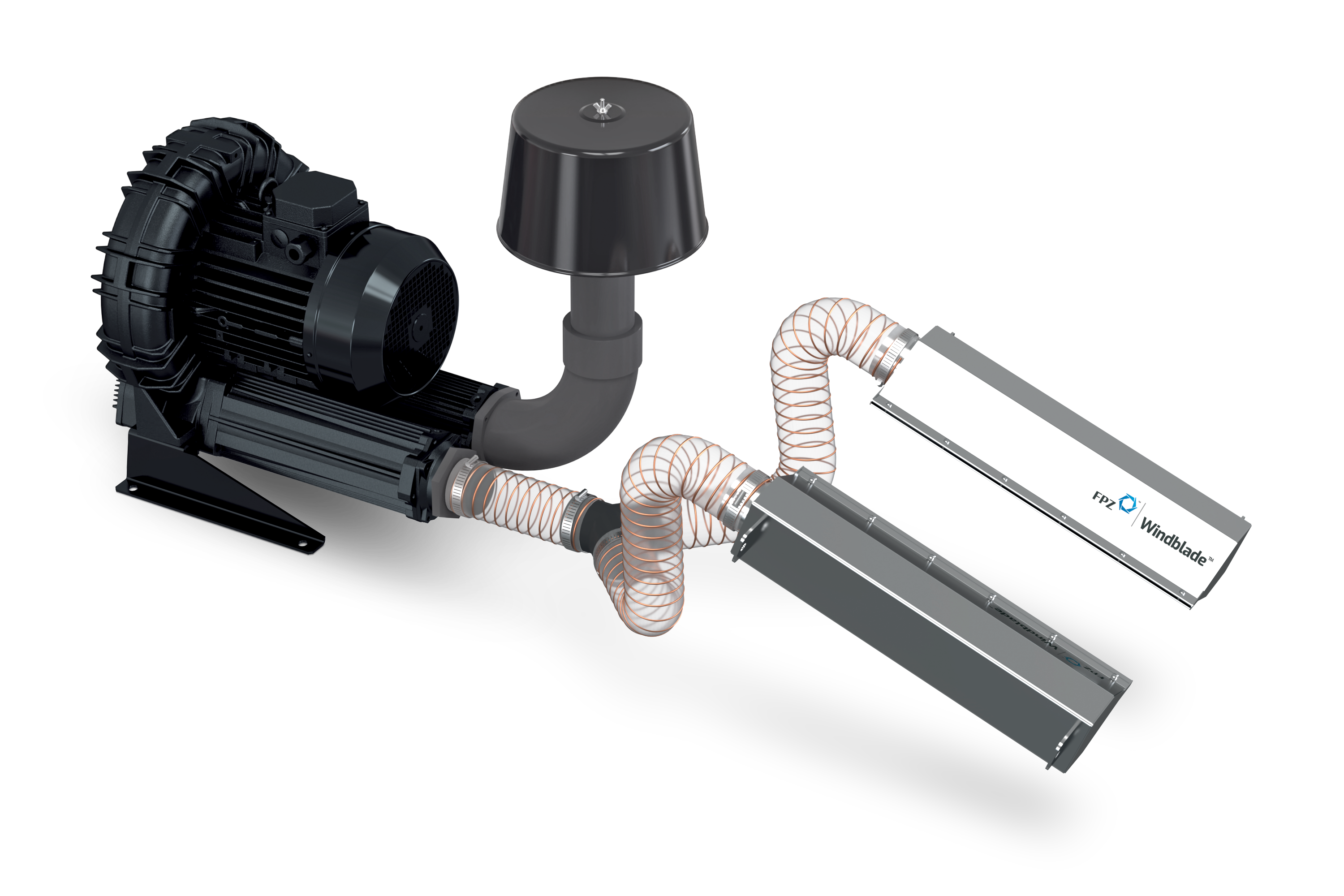 two windblade air knifes