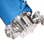 Vane Pump featuring polished tri-clamp connections for Sanitary applications